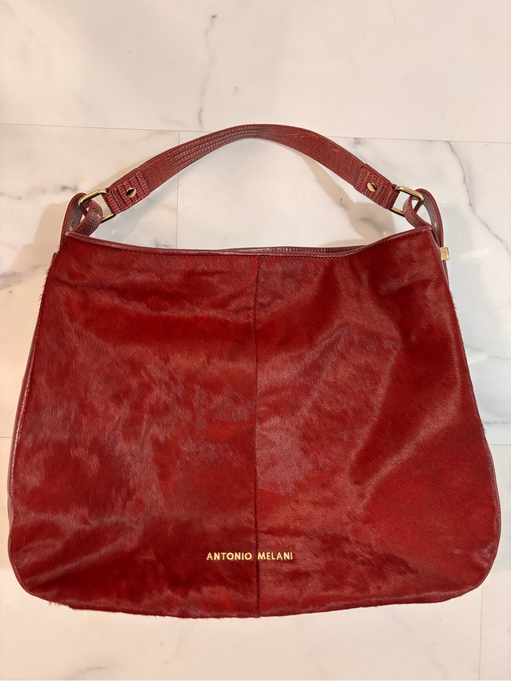 Antonio Melani Red Hobo Bag